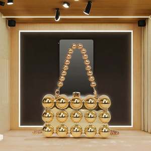 Pochette zippée en toile de jute brodée à la main avec motif tête de taureau - Product Image 2