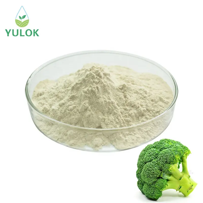 Natural Broccoli Sprout Extract Sulforaphane 1%-10% HPLC Broccoli Extract Powder