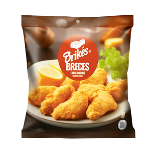 Custom printed food grade frozen food plastic packaging pouches