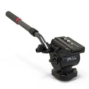 Jieyang Yuntai JY0607H Hydraulische Demping Pan/Tilt Benoman <span class=keywords><strong>Futu</strong></span> Statief Slide Rail Fotografie Caméra Pan/Tilt - Product Image 3