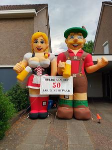 Hermosa muñeca inflable de 3,5 metros de altura con brazos levantados, chupete en la boca y babero <span class=keywords><strong>para</strong></span> niño o niña modelo de bebé inflable - Product Image 4