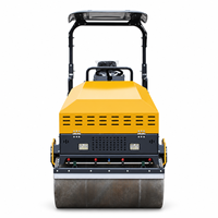 Rouleau compresseur compact à double tambour de 2,5 tonnes pour la construction routière municipale