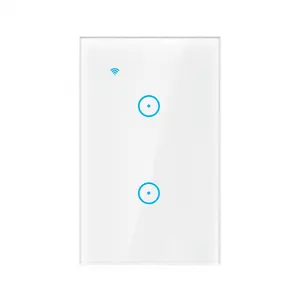 Wireless Remote Control Smart Switch Wall Touch Panel Smart Life/tuya APP Wifi Light Button for Smart Home Device Electric OEM