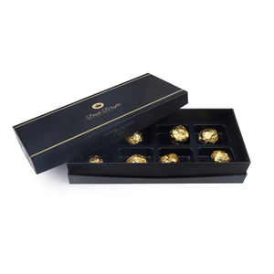 Boîtes d'emballage de confiseries imprimées de logo de vente au détail personnalisées Boîtes cadeaux pliantes de luxe haut de gamme truffe chocolat Saint <span class=keywords><strong>Valentin</strong></span> - Product Image 2