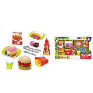 China Factory Kitchen Toys Children Play Kitchen Set Hamburger Toy Kitchen Sets