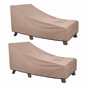 <span class=keywords><strong>Housse</strong></span> de chaise longue de patio ULTCOVER en PVC robuste, fermeture élastique, imperméable, pour extérieur, lot de 2 - 203 cm L x 71 cm W x 76 cm H - Product Image 2