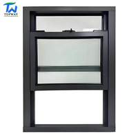 Ventanas Corredizas Verticales de Aluminio TW con Doble Acristalamiento, Diseño Moderno, Cortina Tipo Louver, Función Insonorizante para Apartamentos y Villas