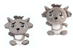 Peluche de peluche con logotipo personalizado muñeca mascota corporativa OEM ODM juguetes para niños