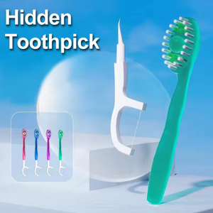 ODM kustom 5-in-1 sikat gigi <span class=keywords><strong>Mini</strong></span> sekali pakai Travel penting dengan pasta gigi & alat-alat terintegrasi-pemasok Hotel Volume tinggi - Product Image 5