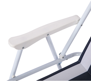 Chaise pliante d'extérieur Chaise en tissu Oxford Chaise <span class=keywords><strong>de</strong></span> camping portable Tabouret à ressort rayé - Product Image 6