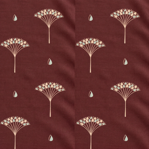 Umweltfreundlicher Organischer Bedruckter Baumwoll-Flex-Stoff Blumenmuster Gewebt 120GSM Mittelschwer Schnelltrocknend Atmungsaktiv für Mädchen und Jungen - Product Image 1