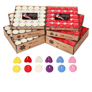 Lilin lampu teh buatan tangan tanpa aroma 2 jam 4 jam tanpa asap lilin tanaman romantis silinder 50 buah Ulang Tahun Hotel - Product Image 1