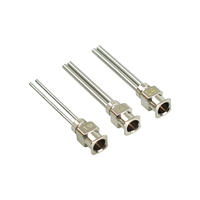 Aiguille de distributeur de seringue d'aiguilles d'acier inoxydable en métal de double-tubes de 1 pouce de haute qualité