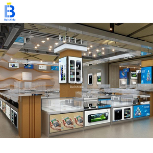 Mall sản phẩm điện tử tủ trưng bày thiết kế tùy chỉnh của tủ trưng bày bán lẻ trong nhà tại Đài Loan nhà sản xuất bán hàng trực tiếp - Product Image 1