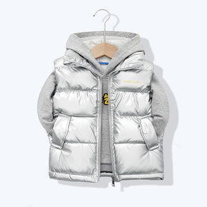<span class=keywords><strong>Gilet</strong></span> bouffant léger pour garçon, manteau d'hiver résistant à l'eau, sans manches, <span class=keywords><strong>v</strong></span>êtements d'extérieur pour enfants - Product Image 4