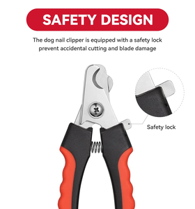 Stainless Steel Pet Nail <b>Scissors</b> Small Style Easy-to-Use Clipper Hair Cutting Soft Rubber Plastic <b>Dogs</b> Cats Rabbits Birds - Product Image 3