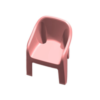 Molde de silla de plástico, brazo de ocio, precio directo de fábrica, personalizado, nuevo diseño