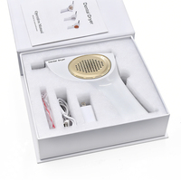 Sèche-bouche portable à air chaud avec adaptateur secteur, buses métalliques interchangeables, appareil de séchage buccal portable pour la beauté, vente en gros