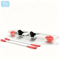 Sac flottant latéral pour siège de kayak en polycarbonate, deux places, avec kit complet pour parc aquatique, logo personnalisé OEM, de Chine, Lumark, vente chaude
