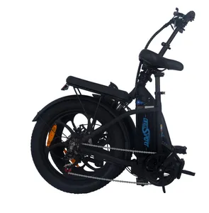 高品质BK6 48v 350w 20in 15mph波半仓库全悬挂折叠脂肪轮胎电动自行车Ebike Fatbike电动自行车