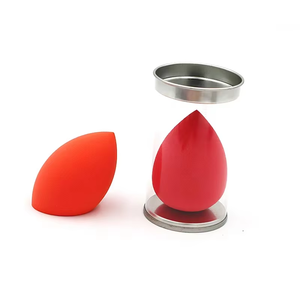 Boîte de rangement pour éponge à maquillage personnalisée, boîte d'emballage pour éponge à fond de teint, organiseur de voyage pour cosmétiques - Product Image 1