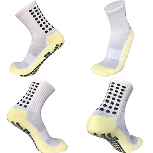 Custom Non Slip Basketball Crew <b>Socks</b>, Cushioned Sports Grip <b>Socks</b> for Soccer Football Running Men - Product Image 5