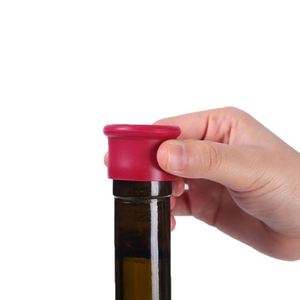 For Silicone Eco-Friendly Red <b>Wine</b> & Beer Bottle <b>Stopper</b> Soft Rubber Plug Fresh-Keeping Lid Customizable Printing - Product Image 2