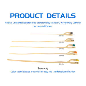 สายสวนปัสสาวะแบบใช้แล้วทิ้งชนิดยางลาเท็กซ์แบบเรียบ 2 ทาง คุณภาพเยี่ยม - Product Image 4