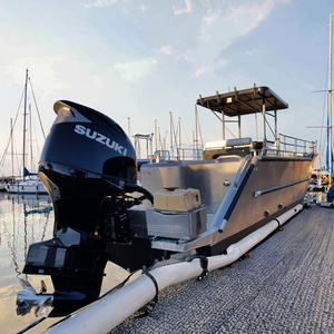 Bote <span class=keywords><strong>de</strong></span> Aluminio <span class=keywords><strong>de</strong></span> 9.7m con Techo Rígido y Consola Central para el <span class=keywords><strong>Mar</strong></span>, Certificado CE - Product Image 1