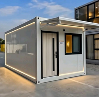 Hôtel Conteneur Moderne Alibaba : Luxe, Portable, Facile à Assembler, 20 pieds, Modulaire, en Panneaux Sandwich, avec Structure en Acier Respirante