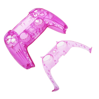 Boutons de jeu transparents pour contrôleur PS5, boîte complète de boutons, coque, couvercle de coque, décoration, coquilles de réparation, 100 pièces