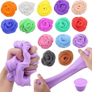 Kit de slime au beurre solide DIY, slime doux non collant parfumé pour filles et garçons, cadeaux de fête, cadeau d'anniversaire, jouet anti-stress pour enfant - Product Image 1