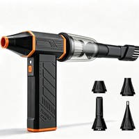 Desain Terbaru Mini Blower Kompak 4000mAh Motor Tanpa Sikat Kecepatan Tinggi 250mph DIY Alat Peniup Udara Kelas Industri untuk Penggunaan Rumah Tangga