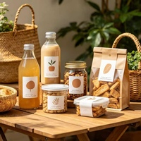 Étiquette alimentaire autocollante personnalisée YSB, haute adhérence, qualité alimentaire, avec UV sélectif, conforme FDA