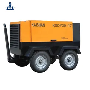 Kaishan KSDY-20/17 17 bar 160KW AC電源ポータブルスクリューエアコンプレッサー掘削機用