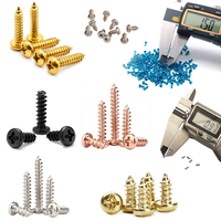 Vis micro-électronique autotaraudeuse en acier noir à tête cylindrique Phillips PA, M1, M1.2, M1.4, M1.5, M1.6, M1.7, M2, M2.8, M3, M3.5, M4