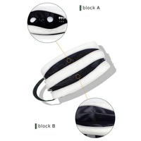 Sac de rangement en cuir PU personnalisé pour balles de golf OEM Mini sac de voyage en cuir à fermeture éclair avec logo personnalisé