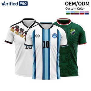 <span class=keywords><strong>Maillot</strong></span> de football personnalisé de l'équipe nationale d'Argentine 2026, haute qualité, 100 % polyester respirant, short imprimé numériquement - Product Image 1