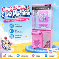 MAKER Machine à griffes pliable compacte, à monnayeur, à taux de gain élevé, armoire d'arcade de type grue à jouets, Maquina Cazapeluches, pour centre commercial