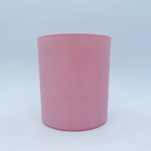 Pot à bougie en verre givré de forme ronde de 250 ml avec options multicolores pour la fabrication de bougies - Product Image 5