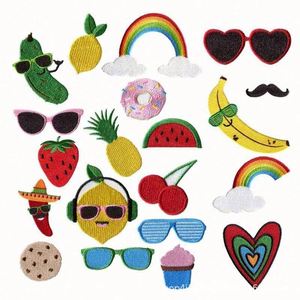Design Wholesale Self-adhesive Tape <b>Mini</b> Embroidered Label Clothing DIY Decorative Patches - Product Image 6