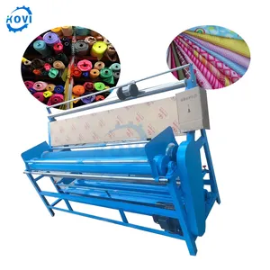 automatic fabric rolling machine textile cloth inspection and rolling slitting machine fabric winding meter counting equipment