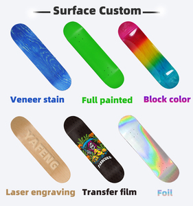 Yafeng Goodwood gần như ván trượt boong tự làm lớp 100% Trắng Canadian Maple chất lượng boong từ Maple Skateboard công ty - Product Image 5