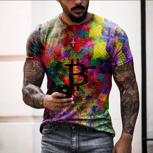 Sommer Mode Vollständiges T-Shirt Neues Modell Herren T-<span class=keywords><strong>Shirts</strong></span> Sublimiertes Herren Acid Wash T-Shirt - Product Image 2
