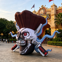 Décoration de parade, personnage de pirate gonflable, modèle de capitaine, mascotte gonflable pour la publicité