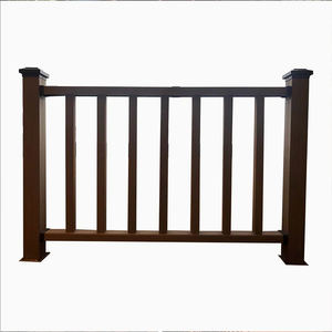 <span class=keywords><strong>Balustrade</strong></span> en composite <span class=keywords><strong>PVC</strong></span> facile à installer, anti-termite, résistante aux intempéries, imperméable, anti-décoloration, pour escaliers et villas - Product Image 2