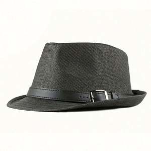 Chapeaux Fedora Panama en paille personnalisés pour hommes – Vente en gros - Product Image 2