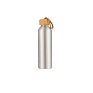 Nouvel Arrivage – Bouteilles d'eau sportives en aluminium avec logo de marque et couvercle en bambou, idéales pour les promotions – Prix usine - Product Image 5