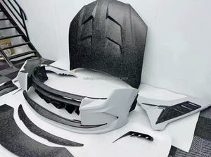 Kit carrosserie MSY Style pour <span class=keywords><strong>Lamborghini</strong></span> URUS, kit large en fibre de carbone sèche, pare-chocs avant, pare-chocs arrière, échappement central, pare-chocs de voiture - Product Image 3