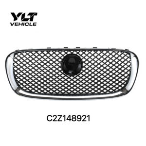 Grille de pare-chocs avant pour <span class=keywords><strong>Jaguar</strong></span> <span class=keywords><strong>XF</strong></span> 2009-2011 XFR <span class=keywords><strong>2010</strong></span>-2011, maille noire brillante, cadre chromé, référence OEM C2Z148921, <span class=keywords><strong>prix</strong></span> usine - Product Image 4